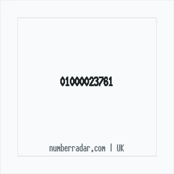 Reverse number check for +44 1000 023761 — who called me?