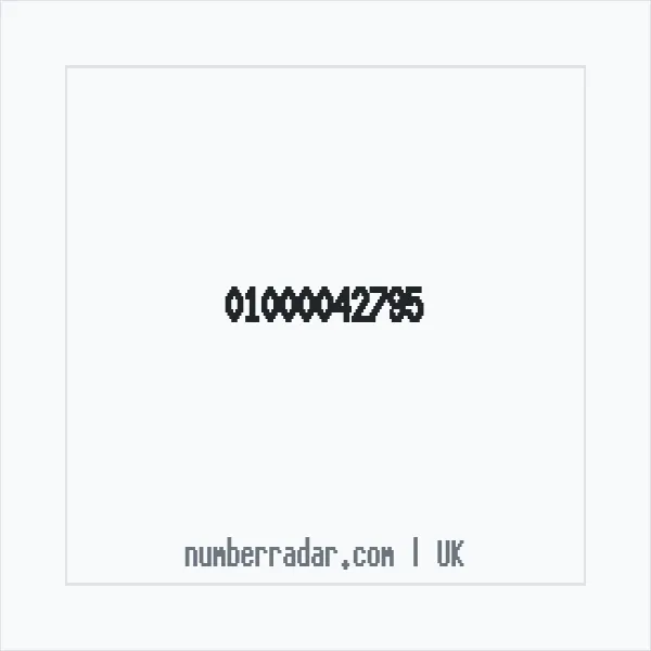 Reverse number check for +44 1000 042795 — who called me?