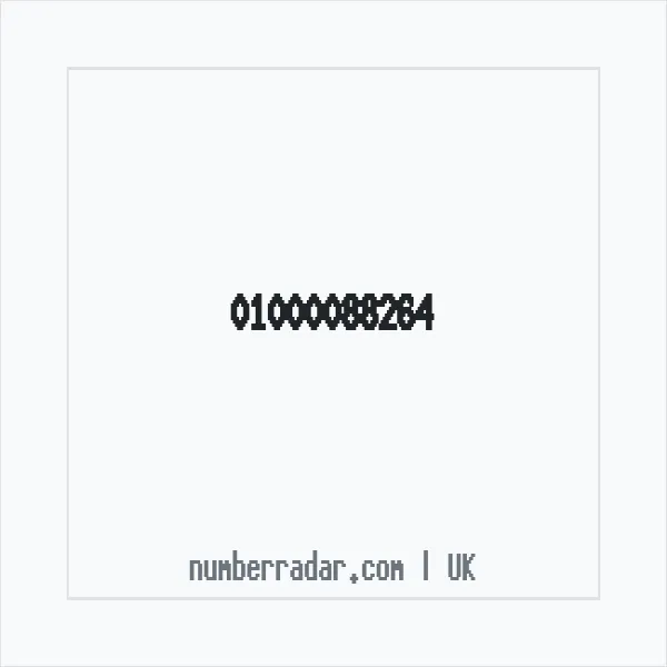 Reverse number check for +44 1000 088264 — who called me?