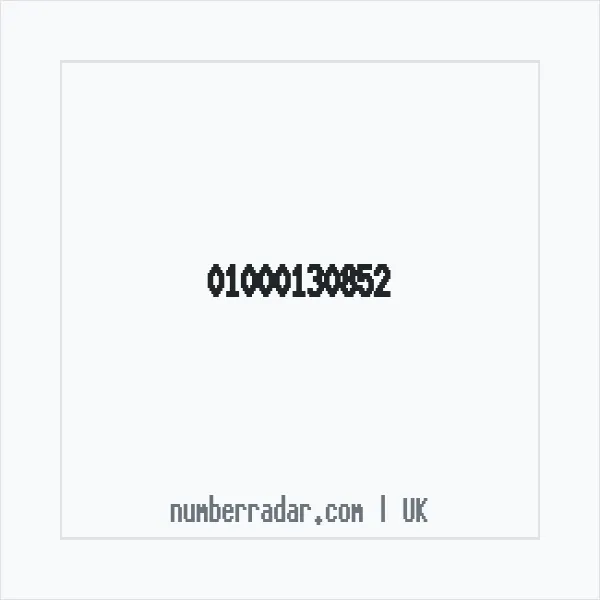 Reverse number check for +44 1000 130852 — who called me?