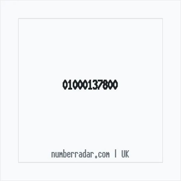 Reverse number check for +44 1000 137800 — who called me?