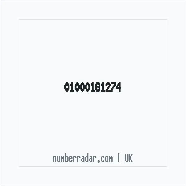 Reverse number check for +44 1000 161274 — who called me?
