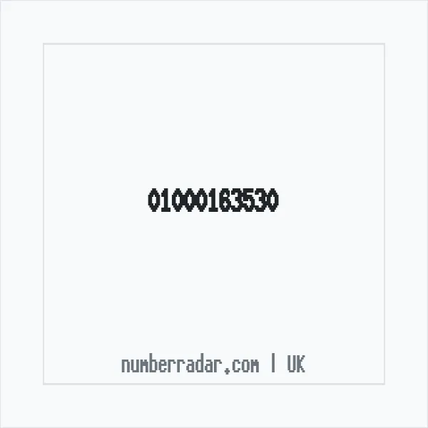 Reverse number check for +44 1000 163530 — who called me?