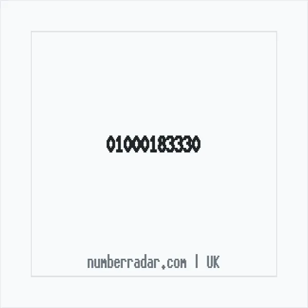 Reverse number check for +44 1000 183330 — who called me?