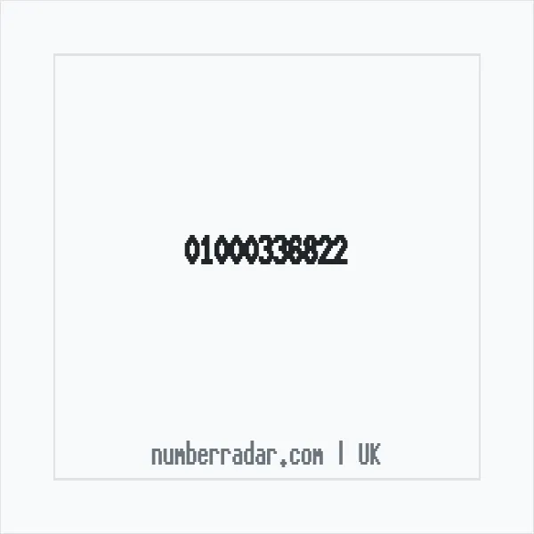 Reverse number check for +44 1000 336822 — who called me?
