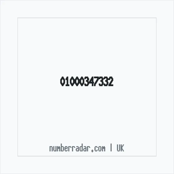 Reverse number check for +44 1000 347332 — who called me?