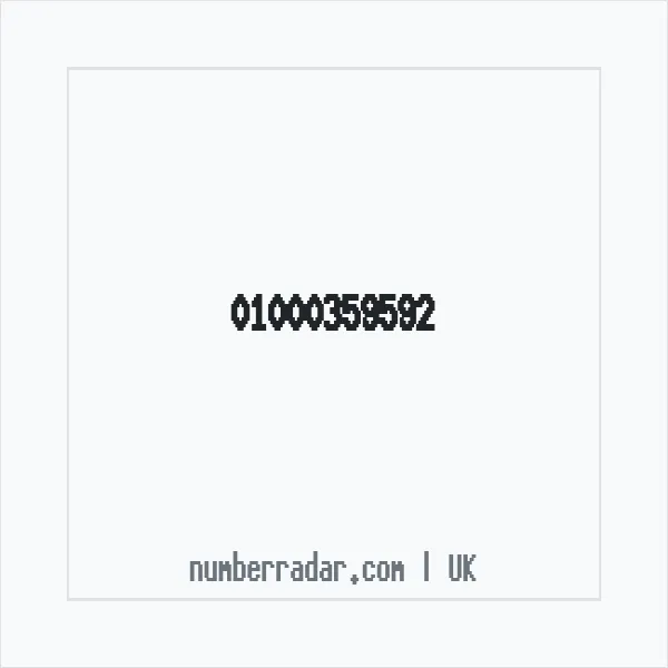 Reverse number check for +44 1000 359592 — who called me?