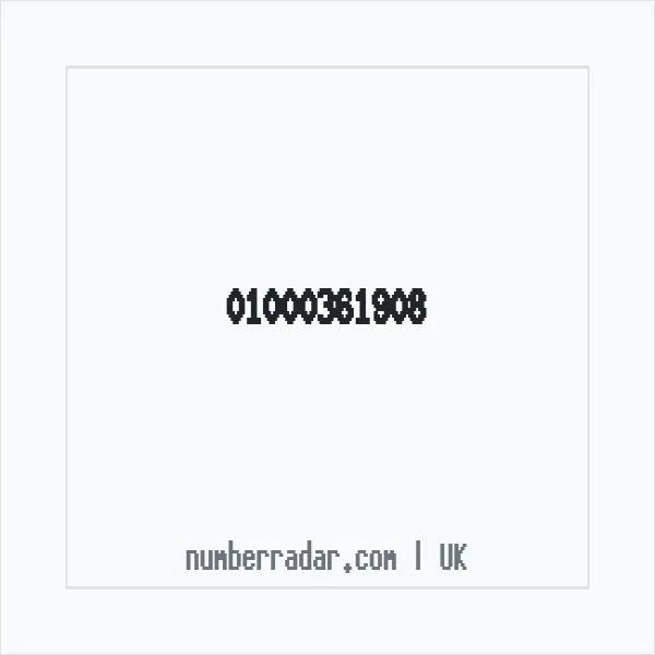 Reverse number check for +44 1000 361908 — who called me?