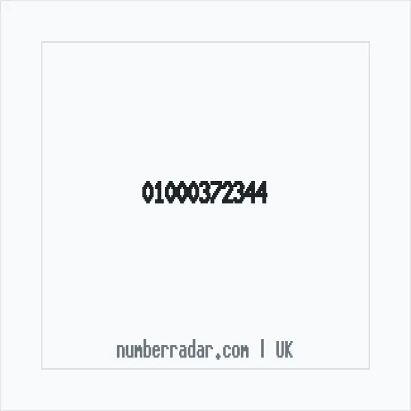 Reverse number check for +44 1000 372344 — who called me?