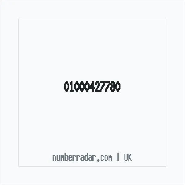 Reverse number check for +44 1000 427780 — who called me?
