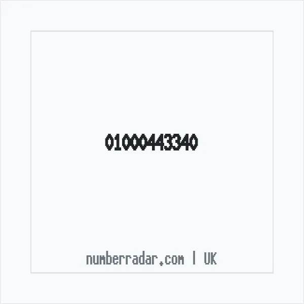 Reverse number check for +44 1000 443340 — who called me?