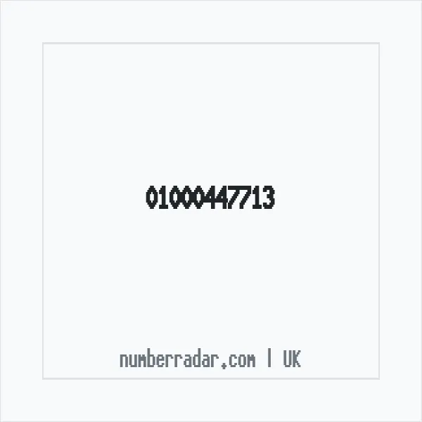 Reverse number check for +44 1000 447713 — who called me?