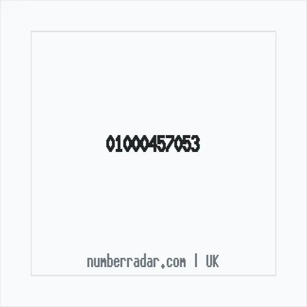 Reverse number check for +44 1000 457053 — who called me?