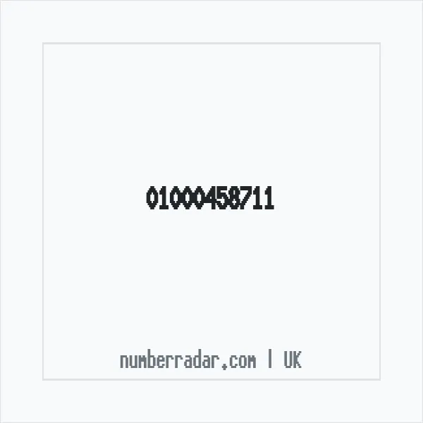 Reverse number check for +44 1000 458711 — who called me?