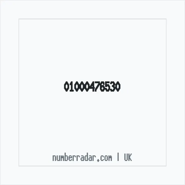 Reverse number check for +44 1000 476530 — who called me?