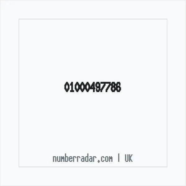 Reverse number check for +44 1000 497786 — who called me?