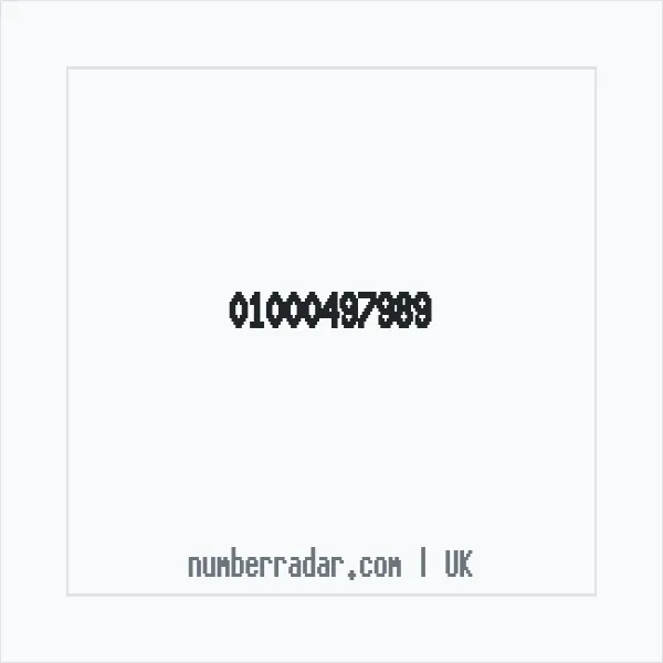 Reverse number check for +44 1000 497989 — who called me?