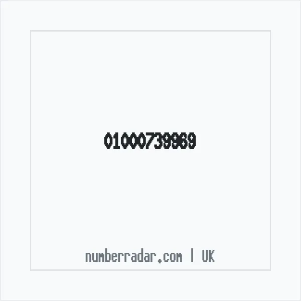 Reverse number check for +44 1000 739969 — who called me?