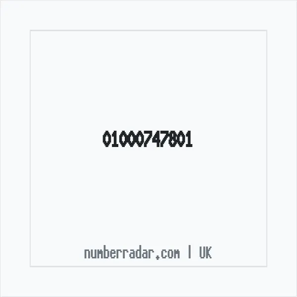 Reverse number check for +44 1000 747801 — who called me?