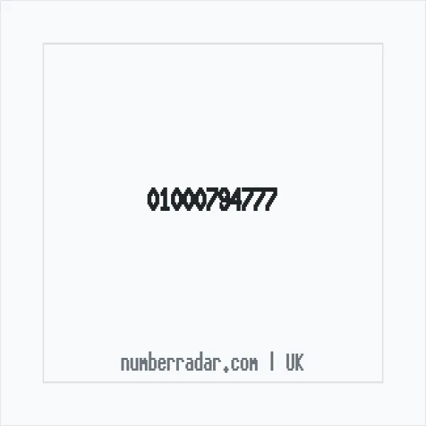 Reverse number check for +44 1000 794777 — who called me?