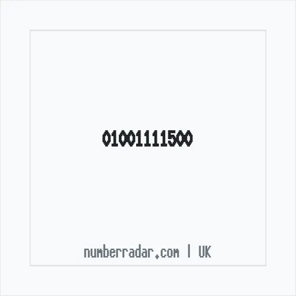 Reverse number check for +44 1001 111500 — who called me?