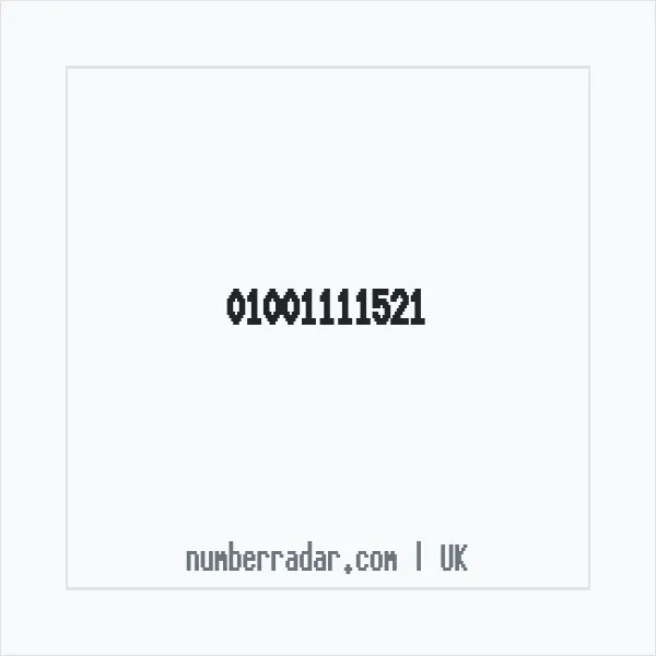 Reverse number check for +44 1001 111521 — who called me?