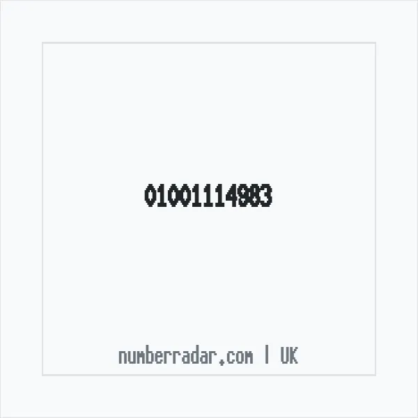 Reverse number check for +44 1001 114983 — who called me?