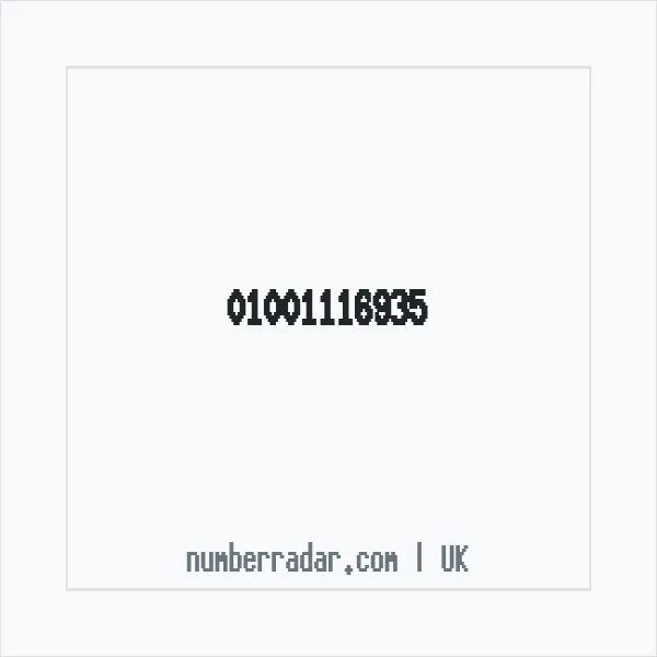 Reverse number check for +44 1001 116935 — who called me?