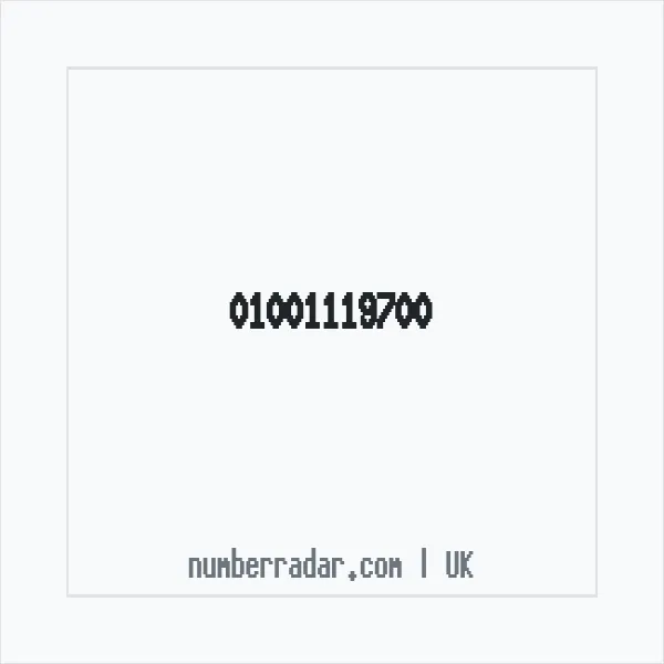 Reverse number check for +44 1001 119700 — who called me?