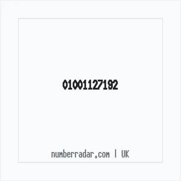 Reverse number check for +44 1001 127192 — who called me?