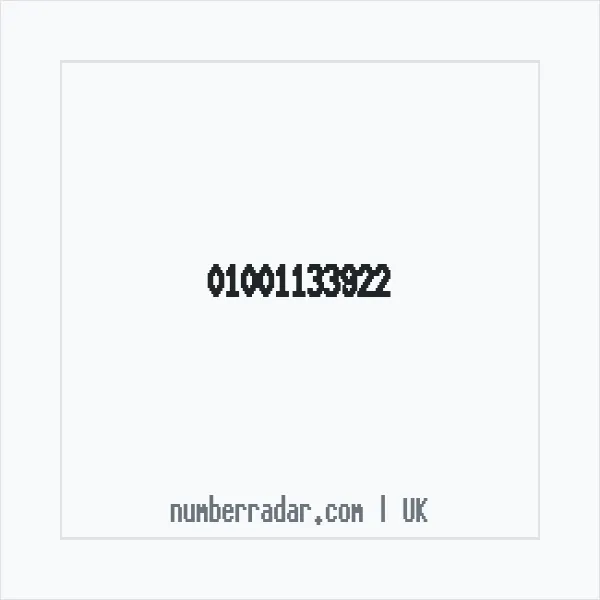 Reverse number check for +44 1001 133922 — who called me?