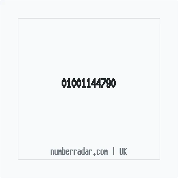 Reverse number check for +44 1001 144790 — who called me?