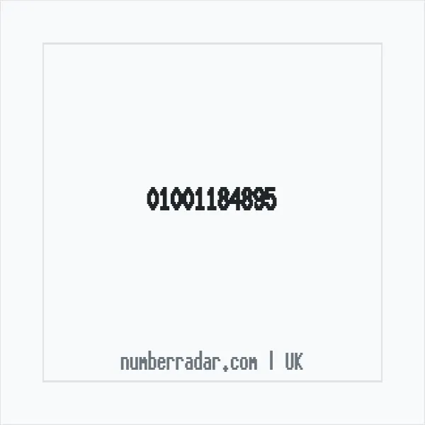 Reverse number check for +44 1001 184895 — who called me?