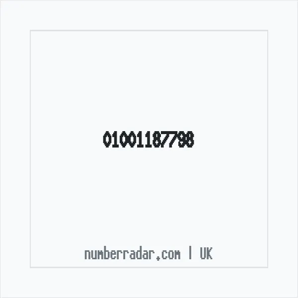 Reverse number check for +44 1001 187798 — who called me?