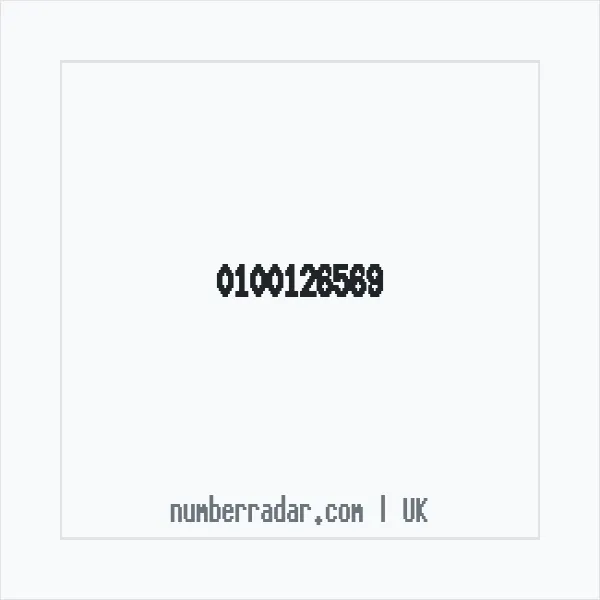 Reverse number check for +44 100126569 — who called me?