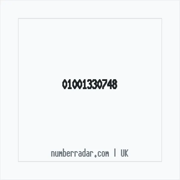 Reverse number check for +44 1001 330748 — who called me?