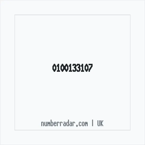 Reverse number check for +44 100133107 — who called me?