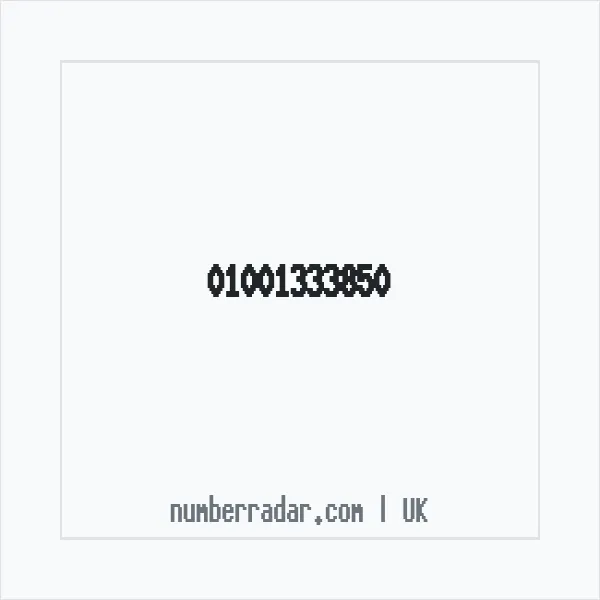 Reverse number check for +44 1001 333850 — who called me?