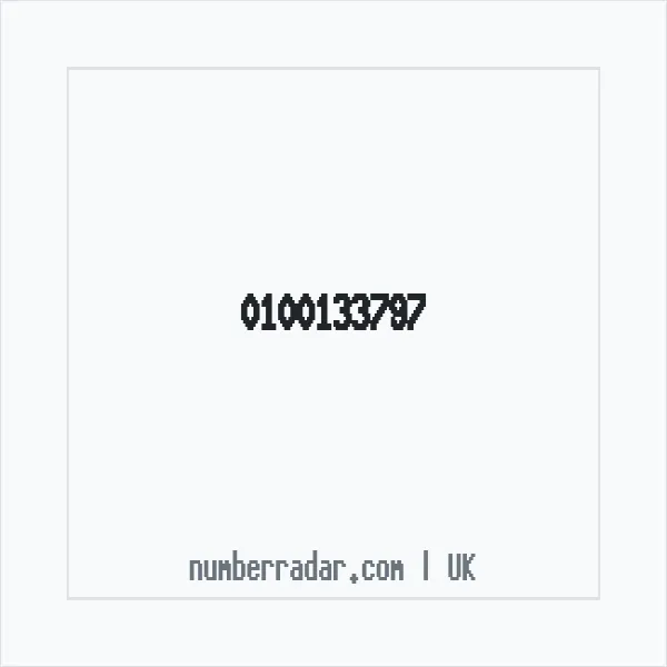 Reverse number check for +44 100133797 — who called me?