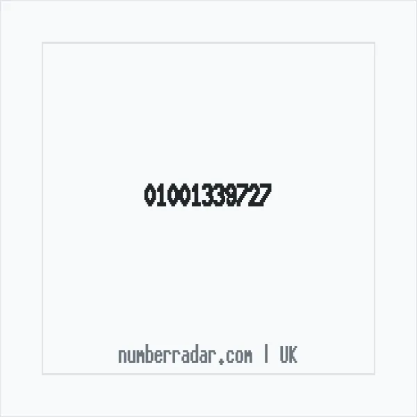 Reverse number check for +44 1001 339727 — who called me?