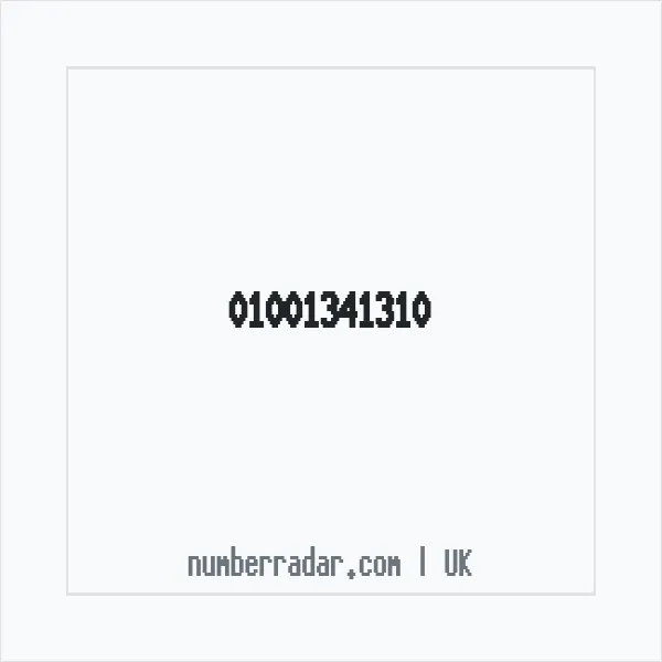 Reverse number check for +44 1001 341310 — who called me?