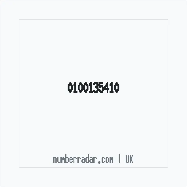Reverse number check for +44 100135410 — who called me?
