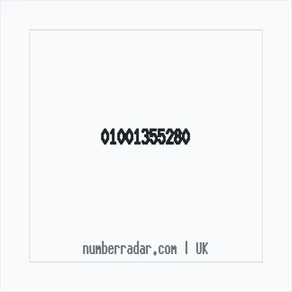 Reverse number check for +44 1001 355280 — who called me?