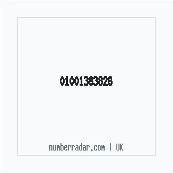 Reverse number check for +44 1001 383826 — who called me?