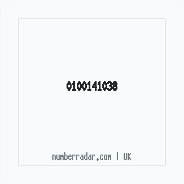 Reverse number check for +44 100141038 — who called me?