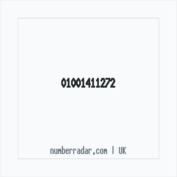 Reverse number check for +44 1001 411272 — who called me?