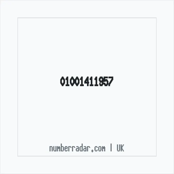Reverse number check for +44 1001 411957 — who called me?