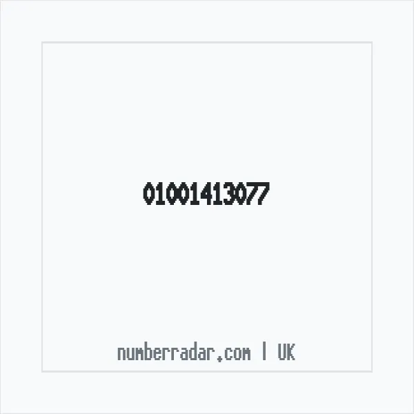 Reverse number check for +44 1001 413077 — who called me?