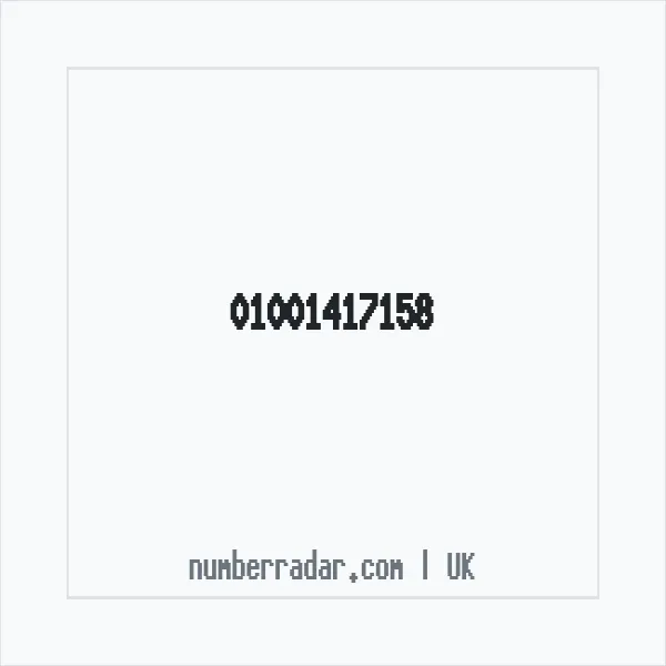 Reverse number check for +44 1001 417158 — who called me?