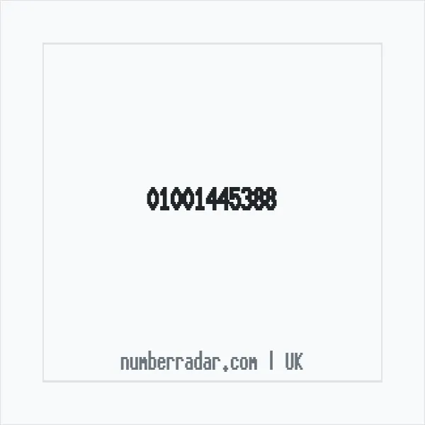Reverse number check for +44 1001 445388 — who called me?
